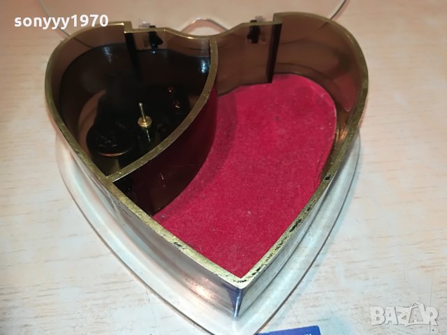 memory-музикална кутия сърце-15х15х6см-внос франция, снимка 3 - Колекции - 29592530