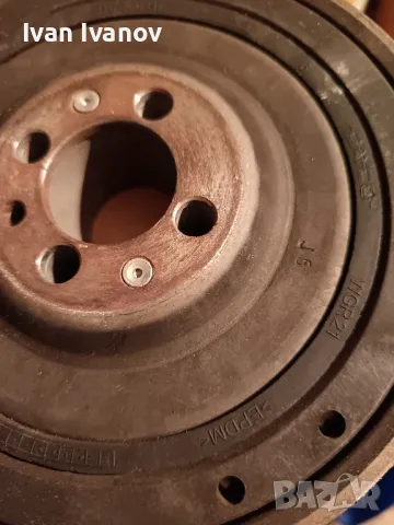 Демпферна шайба за Алфа Ромео 156, Кросвагон, мотор 1.9жтд 16 клапана, 150 коня, Дайко Dayco, снимка 3 - Части - 49336352