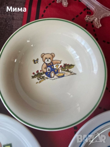 Порцеланови купички и чинии с детски мотиви, снимка 9 - Чинии - 51542520
