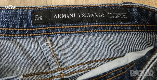 Мъжки дънки Armani Exchange - 33/32, снимка 4 - Дънки - 54165241