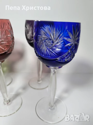Комплект от 6 броя чаши за вино, снимка 7 - Чаши - 51078707