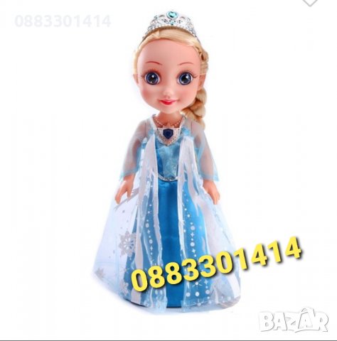 Интерактивна кукла Елза Snow Princess, Пее и говори на български, Танцува, снимка 1 - Кукли - 38297542