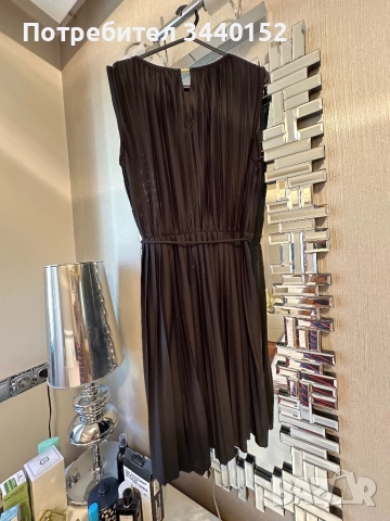 Рокля, черна, соле, снимка 2 - Рокли - 51632716