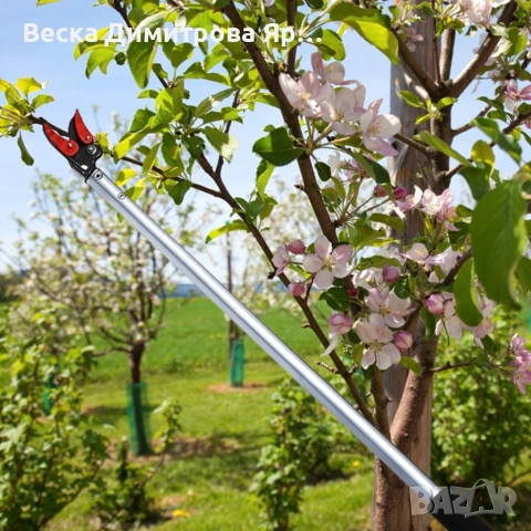Ножица за клони и бране на плодове 100 см – прецизно рязане без стълба, снимка 2 - Други инструменти - 53962823