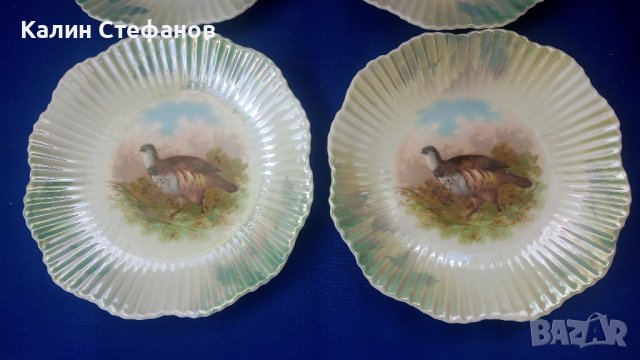 Порцеланови чинии с ловни мотиви за ловждии 4 бр, снимка 8 - Колекции - 42876687