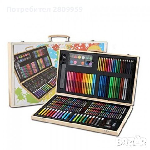 ТВОРЧЕСКИ КОМПЛЕКТ ЗА РИСУВАНЕ ОТ 180 ЧАСТИ