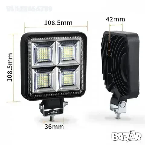 Диоден халоген Automat, Универсален, IP67, 12V - 30V, 72W, 1890, Черен, снимка 2 - Аксесоари и консумативи - 50798683