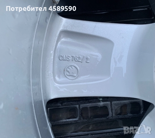 4бр.Алуминиеви джанти 16цола 5x100+ГУМИ 215/45/16 за Skoda Roomster,Fabia,Rapid,Vw Polo,Seat, снимка 15 - Гуми и джанти - 52124331
