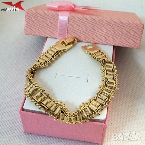 Гривна с 14К златно покритие 234841, снимка 4 - Гривни - 53172207