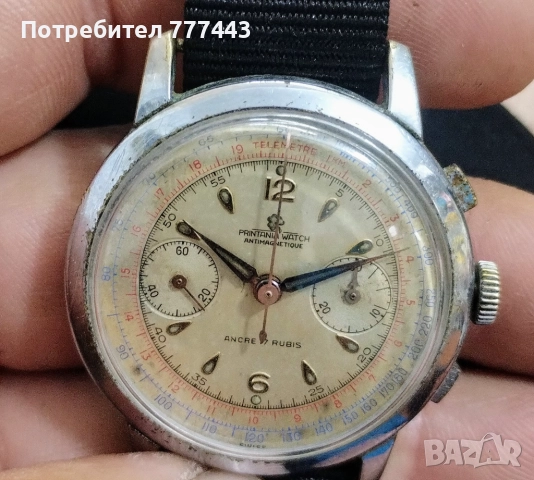 Printania chronograph , снимка 6 - Антикварни и старинни предмети - 52975313