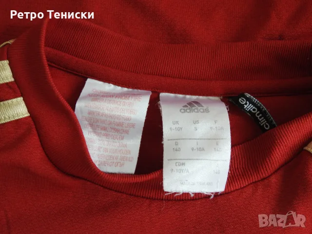 Тениска Spain — Домакински adidas — Деца размер S Червено (сезон 2013/14), снимка 3 - Футбол - 56319312