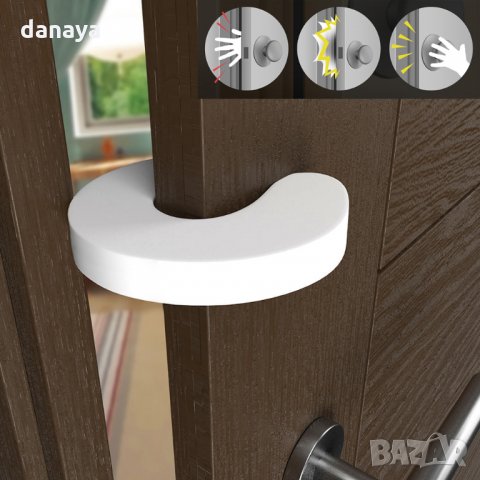 1644 Стопер за врата предпазител против прищипване от малки деца, снимка 5 - Други - 29787656