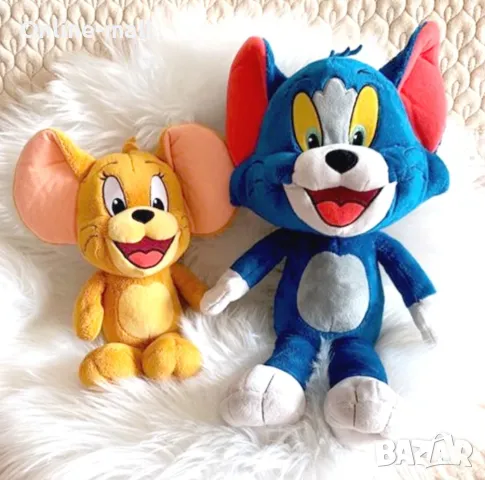 Комплект плюшени играчки Том и Джери, Плюшена играчка Том и Джери, снимка 3 - Плюшени играчки - 48254147