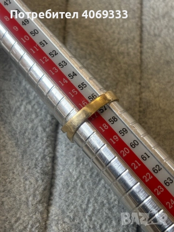 Златен пръстен пиано 2.96гр 14 к, снимка 6 - Пръстени - 54185007