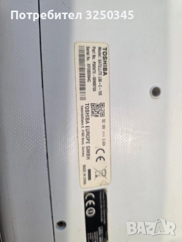 Лаптоп Toshiba Satellite L50 , снимка 4 - Лаптопи за работа - 52309631