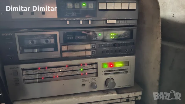 Sony дек, усилвател и тунер. 