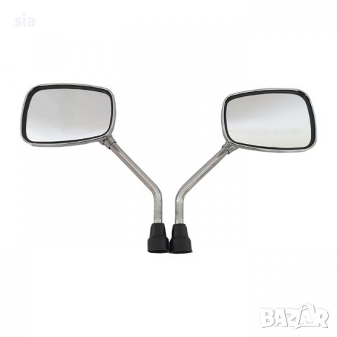 Огледала за мотор, Ф8мм/Ф10мм, 2бр, преходник за закрепващия болт