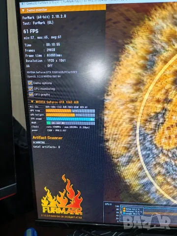 видеокарта Asus Strix-GTX1060-06G-GAMING , снимка 6 - Видеокарти - 56170642