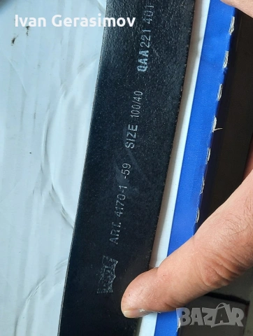 Колан на Levis от чиста кожа, снимка 3 - Колани - 54245176