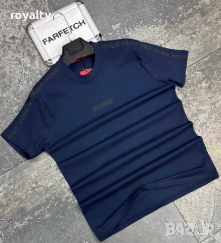 Hugo Boss Нова Синя Мъжка Тениска Хюго Бос 