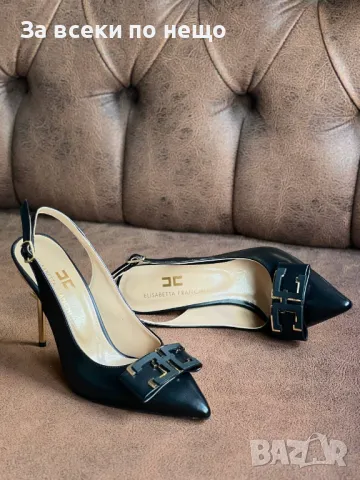 Дамски обувки на ток Elisabetta Franchi - 2 налични цвята Код D1457, снимка 5 - Дамски обувки на ток - 48244356