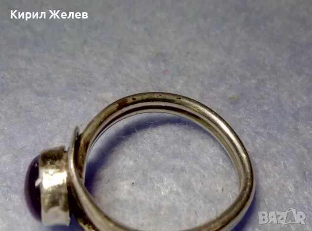 КРАСИВ РЕТРО АРТ СКЪПОЦЕНЕН СРЕБЪРЕН ПРЪСТЕН СРЕБРО 925 МАЙСТОРСКА ИЗРАБОТКА 47477, снимка 9 - Пръстени - 50354719