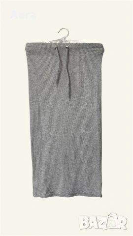 ribbed-knit midi pencil skirt, снимка 3 - Поли - 54071786