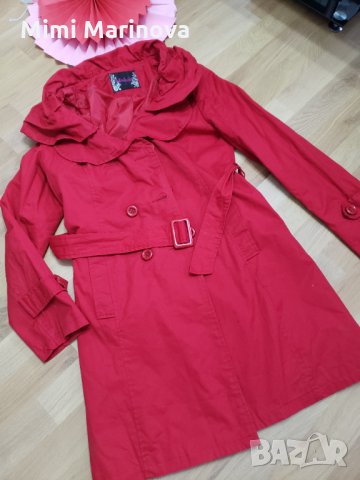 Червено яке   Minikoko, снимка 8 - Якета - 27087403