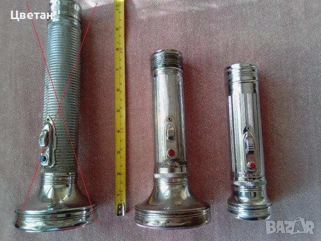 ретро фенерчета, батерии