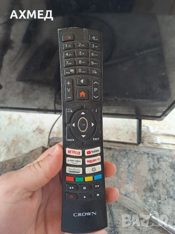Телевизор CROWN 32NV56LW за части счупен екран, снимка 5 - Телевизори - 54125865