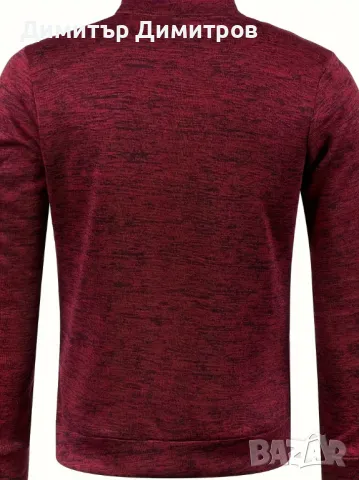 Зимен пуловер с цип много топъл и плътен L и XL -30 лв, снимка 4 - Пуловери - 48353974