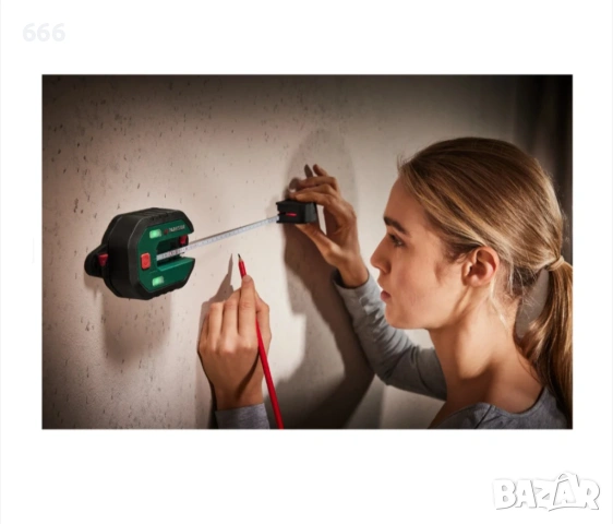 PARKSIDE® Лазерен нивелир с ролетка, снимка 3 - Други инструменти - 54009230