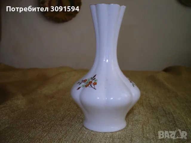 Ваза стар Български костен порцелан, снимка 5 - Други ценни предмети - 50078909