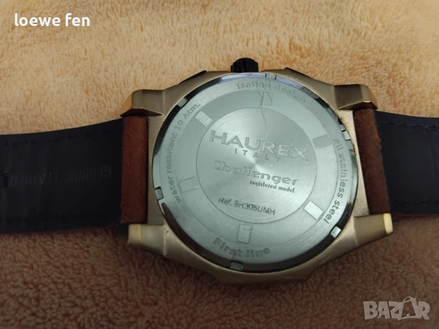 Haurex Italy Rose Gold Неръждаема Стомана Розово Злато 48 мм !, снимка 8 - Мъжки - 53127682