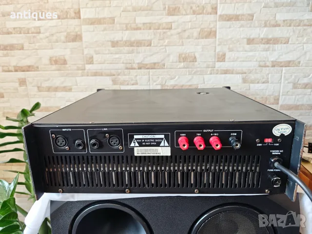 Усилвател за рак - едноканален 500W - с линия за 100V и 70V - PIP Audio AA-1500, снимка 6 - Ресийвъри, усилватели, смесителни пултове - 55897703