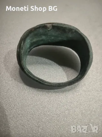 Много стара реплика на Римски бронзов пръстен-печат, снимка 5 - Други ценни предмети - 49625568
