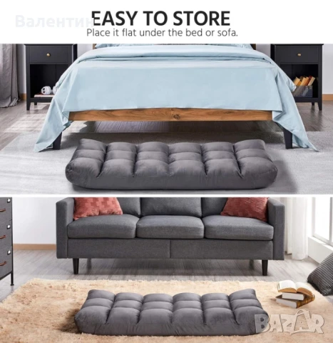 Сгъваем фотьойл с облегалка, снимка 4 - Дивани и мека мебел - 50819437