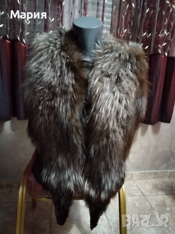  Луксозен дамски елек от лисица, естествен  косъм и кожа, различни видове елеци, болеро 