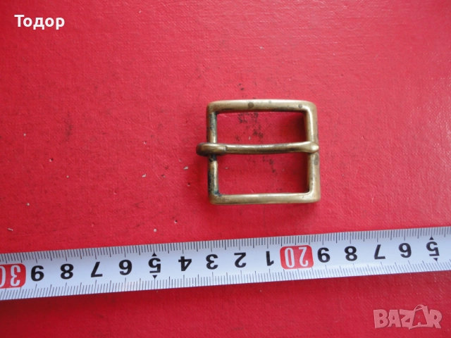 Старинна бронзова тока катарама за олан 