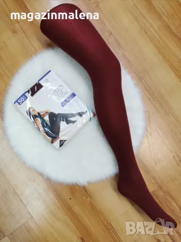 Jolie Folie 50DEN 19 цвята плътен едноцветен чорапогащник 40-85кг цветни плътни чорапогащници, снимка 18 - Бельо - 19794870