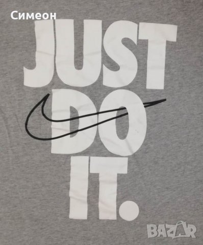 Nike Just Do It оригинална блуза S Найк спорт памук блуза, снимка 4 - Спортни екипи - 39056724