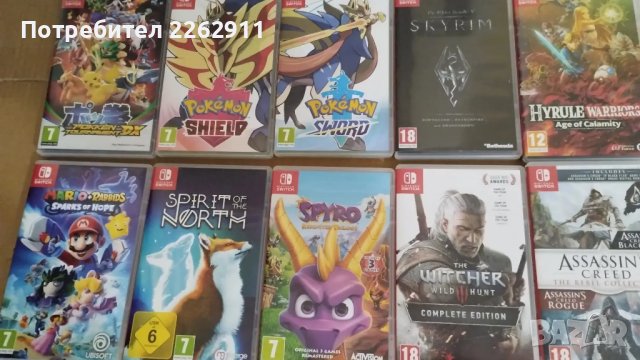 игри за конзола Nintendo Switch нинтендо покемон марио, снимка 1