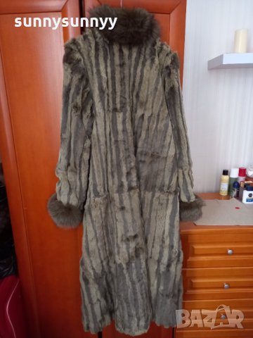 Дълго палто лисица и чинчила Нова цена 700лв, снимка 4 - Палта, манта - 34976851