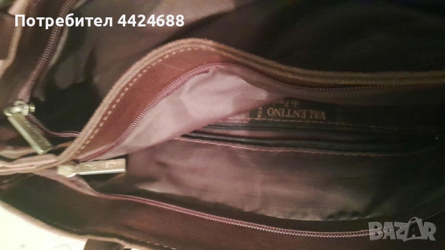 ДАМСКА КАФЯВА ЧАНТА С 3 прегради и джобове-MILANO, снимка 2 - Чанти - 52268012