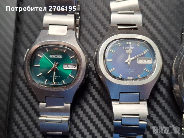 Vintage Seiko - Сейко механични- автоматични часовници, снимка 4 - Мъжки - 54360051