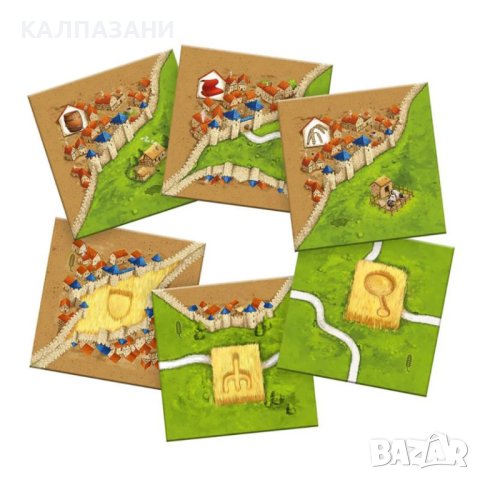 КАРКАСОН - ГОЛЯМА КУТИЯ 3.0 (вкл. база + разширения №1 и №2 + 9 ексклузивни мини-разширения) 77294-B, снимка 5 - Игри и пъзели - 44381933