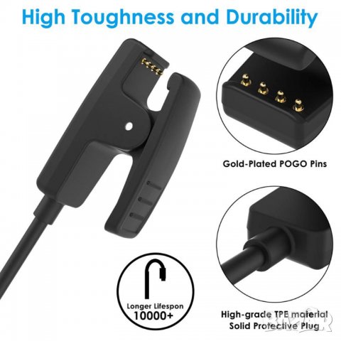 Зарядни за Garmin Forerunner 645 235 230 630 64 Vivomove HR S20, снимка 1