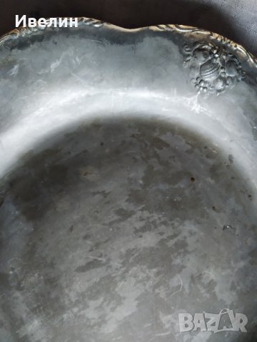 метална чиния,поднос арт деко, снимка 3 - Антикварни и старинни предмети - 29234638