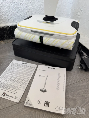 Прахосмукачка за Сухо и Мокро Почистване Karcher FC 8 Smart Signature Line Смарт Моп, 4 Ролки 60 Мин, снимка 3 - Прахосмукачки - 56155806