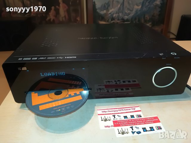 HARMAN/KARDON HS 350 USB/HDMI RECEIVER BLACK-ВНОС SWISS 1406222008, снимка 3 - Ресийвъри, усилватели, смесителни пултове - 37087522